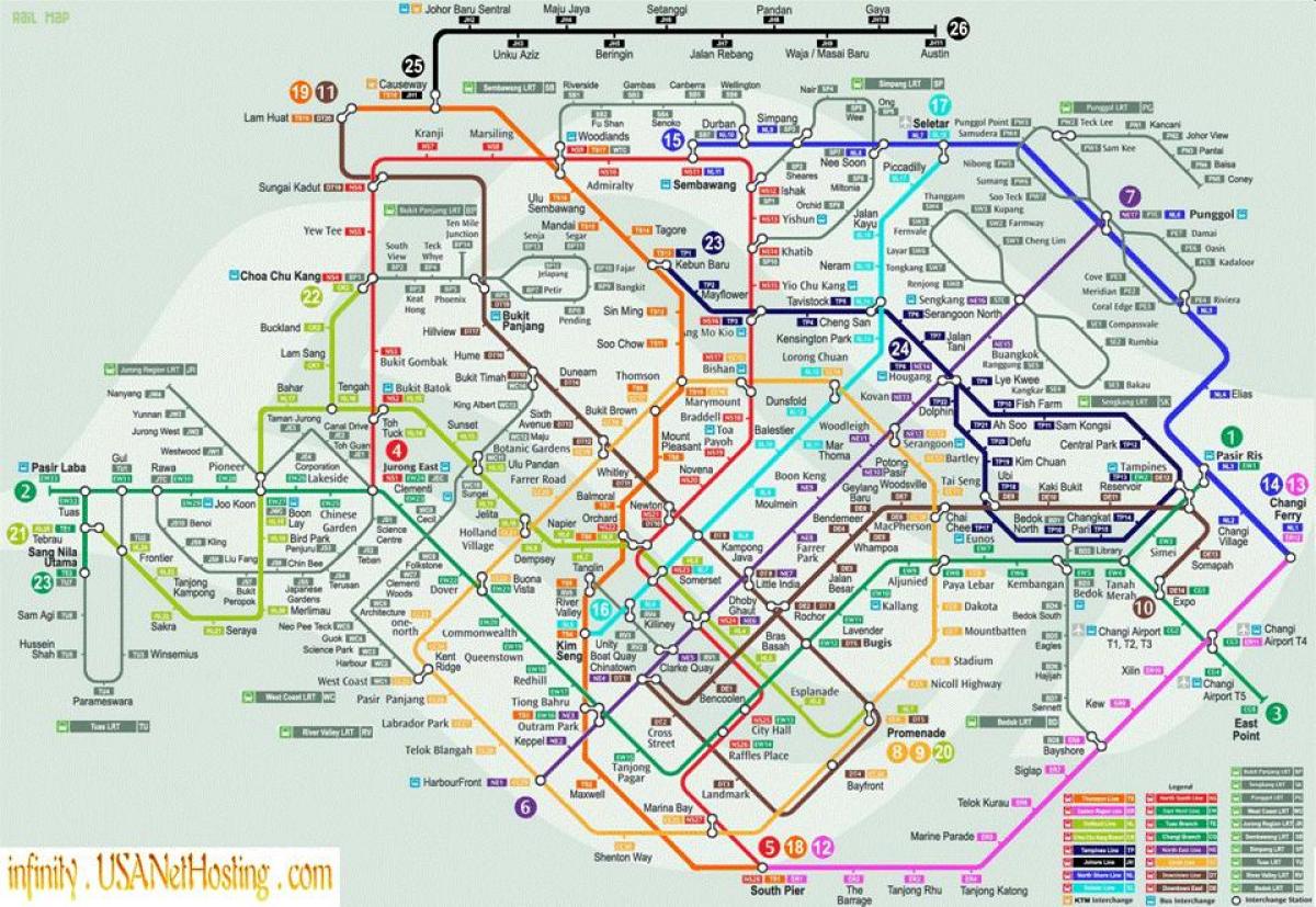 karta Singapura prijevoza