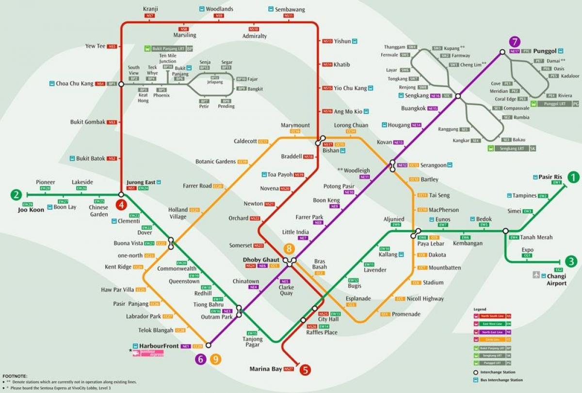 sustav karti Singapura
