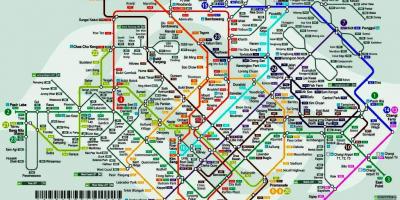 Budućnost metro Singapur na karti
