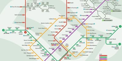 Sustav MRT kartu Singapura
