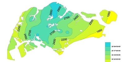 Singapur kiša kartica