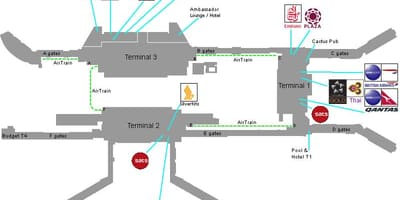 Kartu na aerodromu u Singapuru